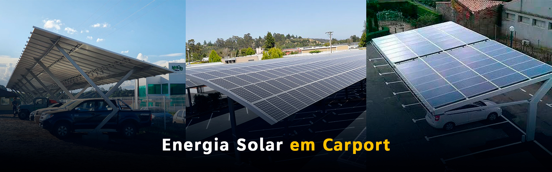 Energia Solar em Carport